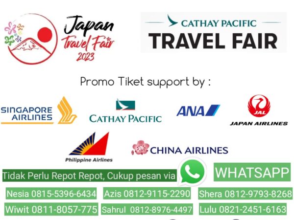 Promo Pameran Japan Travel Fair 3-5 Feb 2023